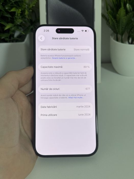 Iphone 15 pro 128gb 89% cutie