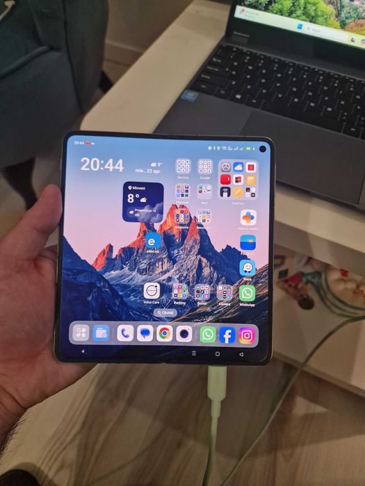 Vand telefon OnePlus Open 16GB RAM 512GB Emerald Dusk, Fold full box factura stare foarte buna!