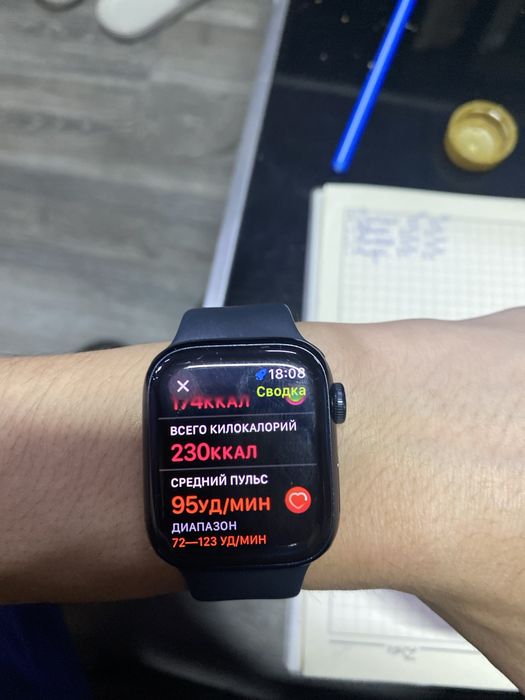 Apple watch 7 в нормальном состояний