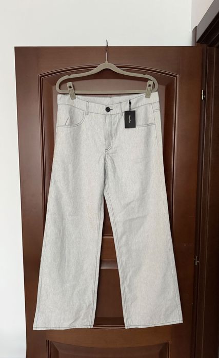 Pantaloni albi - Massimo Dutti