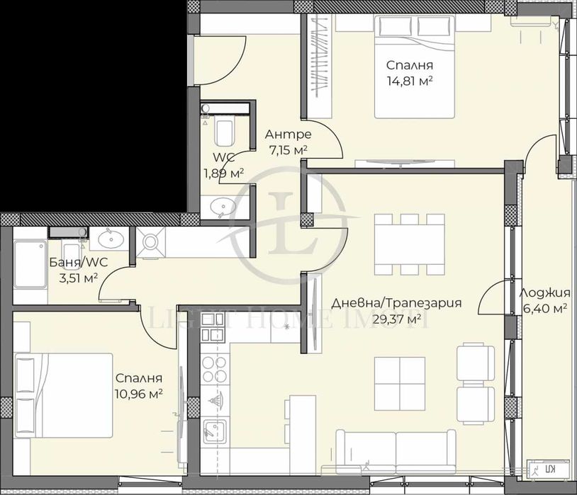 Продава се Тристаен апартамент в Пловдив, Христо Смирненски - 113 кв.м за 1499 €/кв.м - Снимка #4