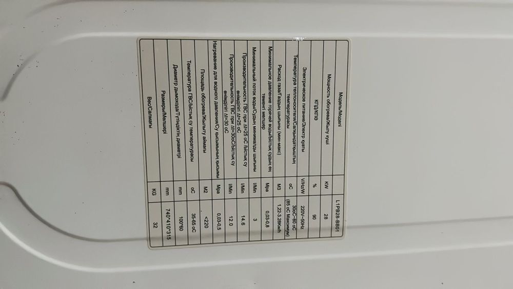 котел Шымкент новый