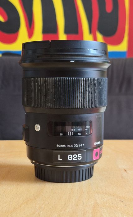 DSLR Sigma Art 50mm 1.4 DG HSM Canon