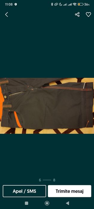 Pantalon scurt  de lucru Nr 46 , nou , Bull Star  SriLanka