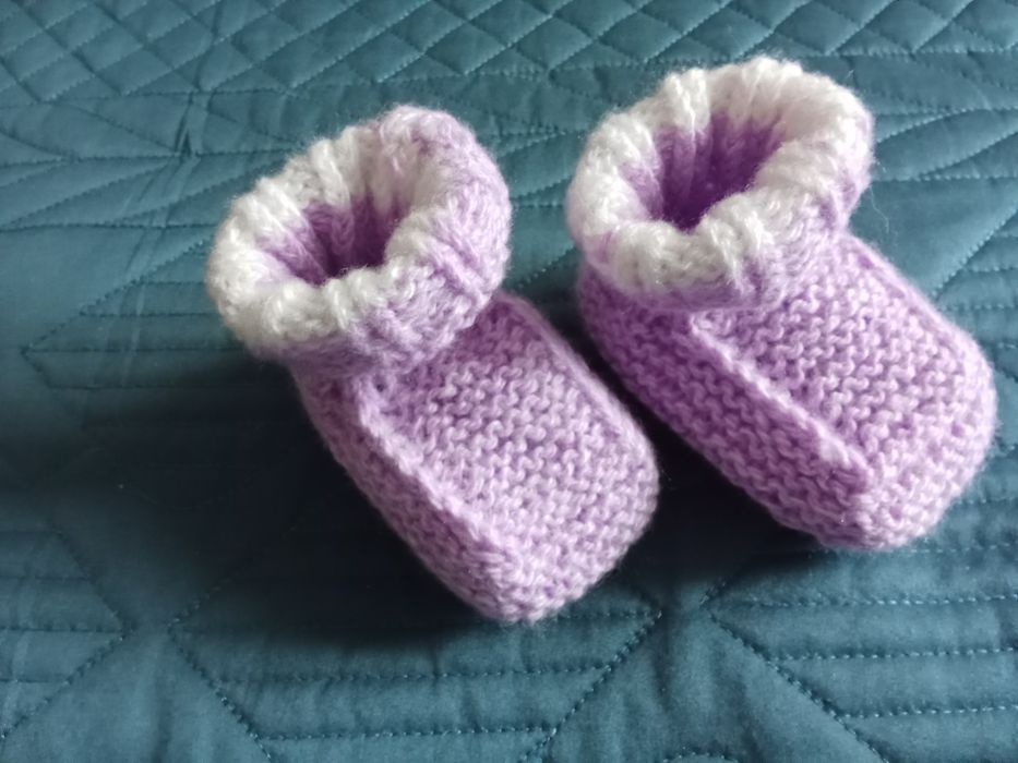 Теплые пинетки для маленьких