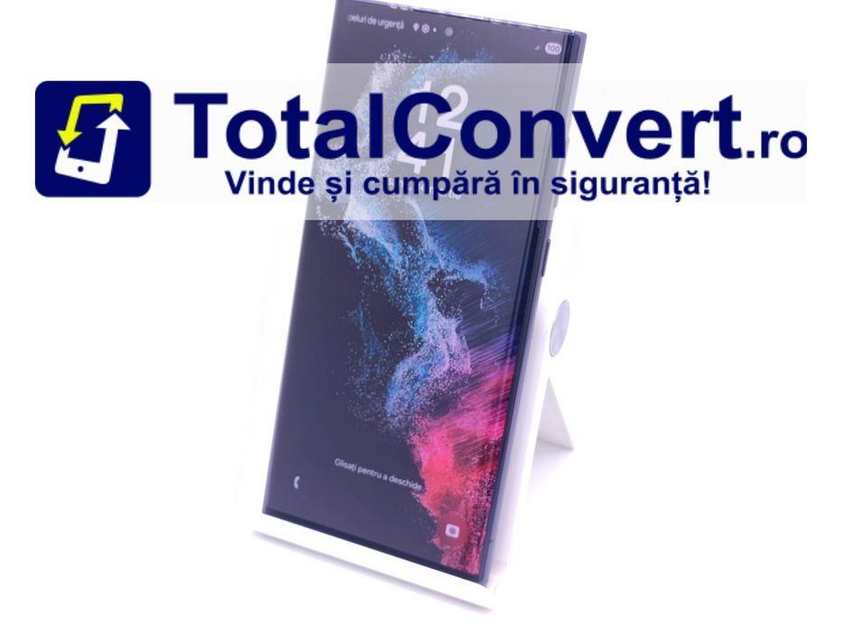 Samsung S22 Ultra 256GB Phantom Black 12GB, Garantie 24 luni | #D91649