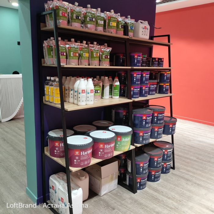 Изготовление стеллажей в стиле лофт