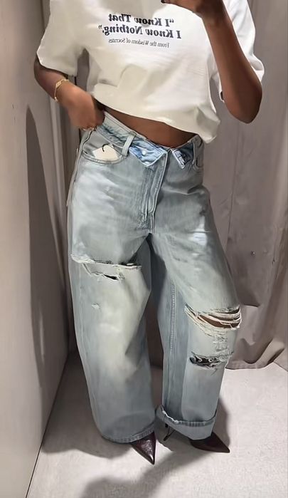 Дънки Zara нови