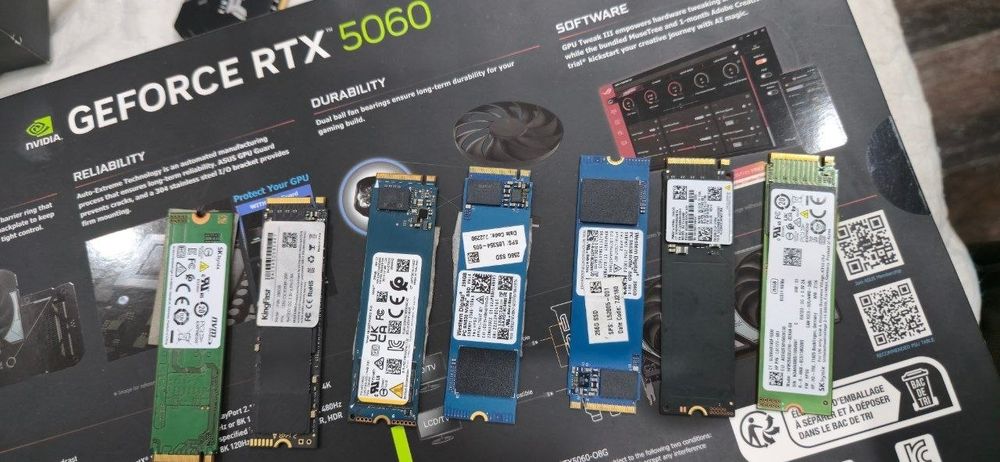Ssd 256gb 2tb разные