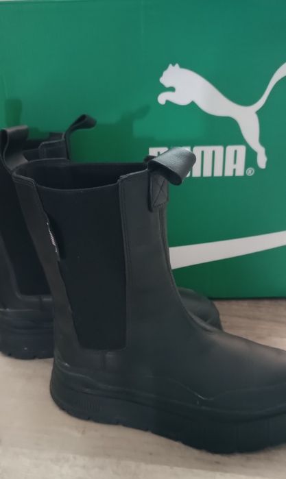 PUMA Боти Челси,кожа,EU38,като Нови