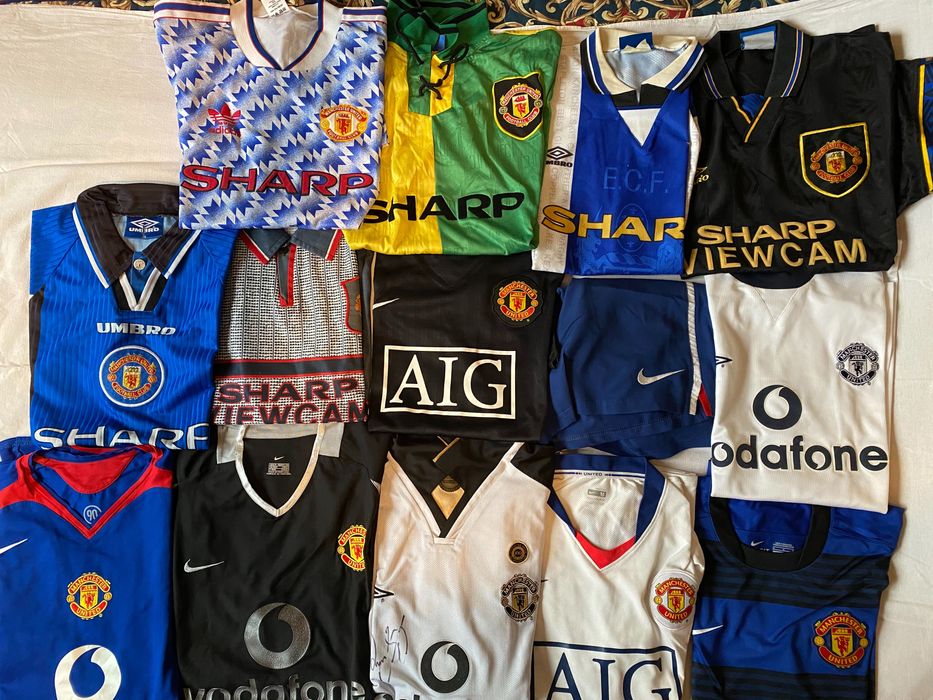 Manchester United shirts collection