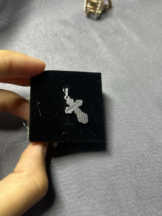 Крест серебро 925