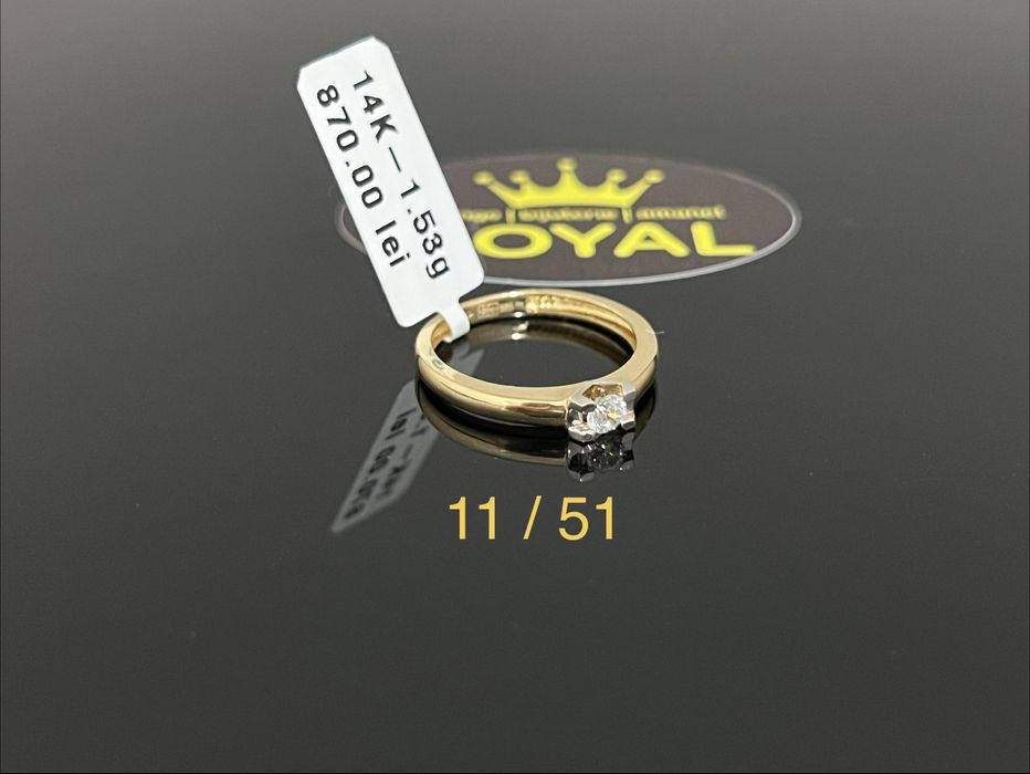 Bijuteria Royal CB : Inel dama aur 14k 1,53 grame