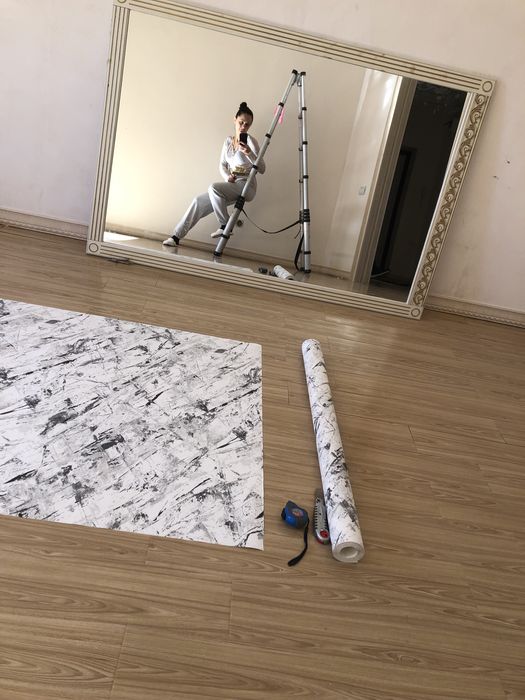 Поклейка галтель, уголков ,обоев.