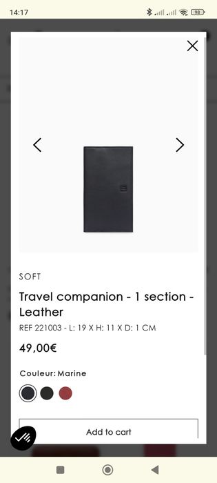 Дамски портфейл travel companion