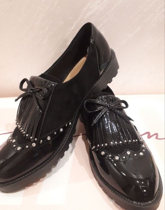 Дамски  черни обувки