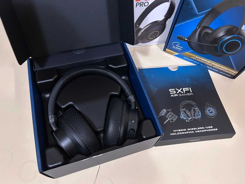 Слушалки CREATIVE SXFI AIR GAMER,Професионален Микрофон, RGB /12 м. г.