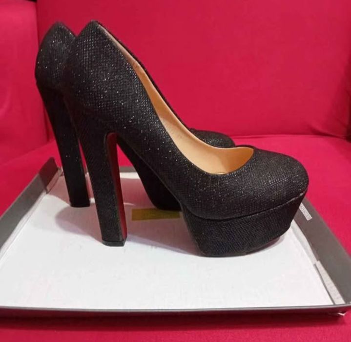 Pantofi dama cu platforma și toc inalt de ocazie