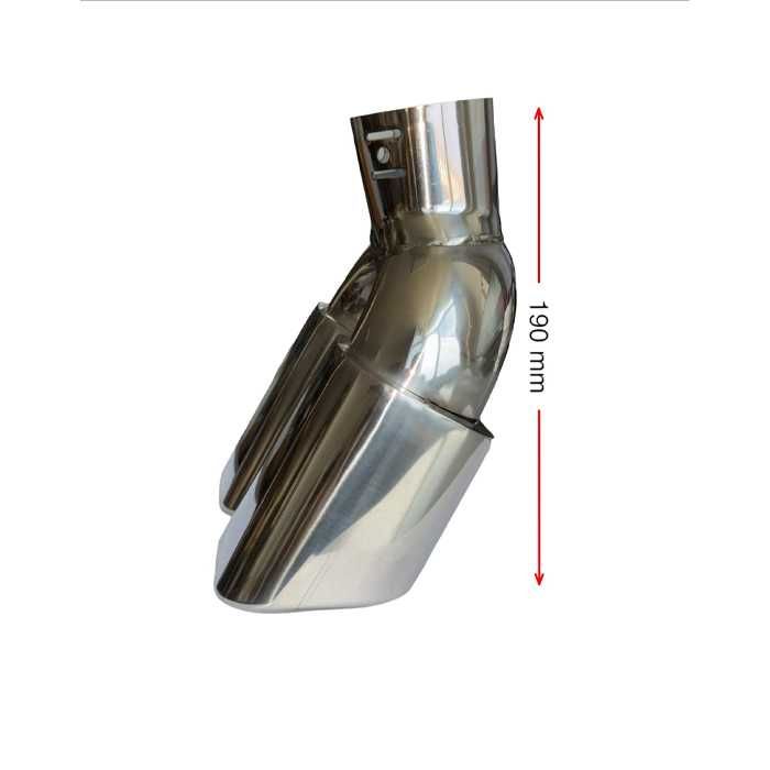 Накрайник ауспух A2003W входа-60мм изхода-190/75мм