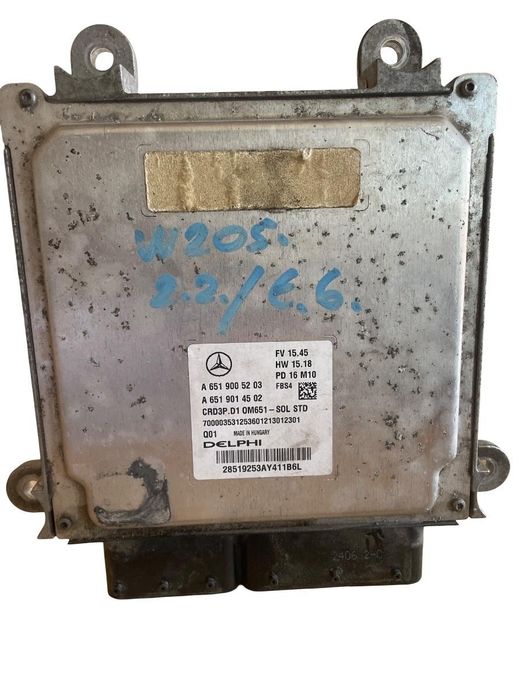 Ecu Modul/Unitate De Control Motor Mercedes-Benz C-Class W205 2013 - > A 651 900 52 03