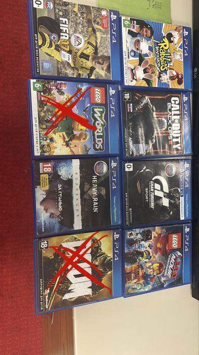 обмениваю диски пс4