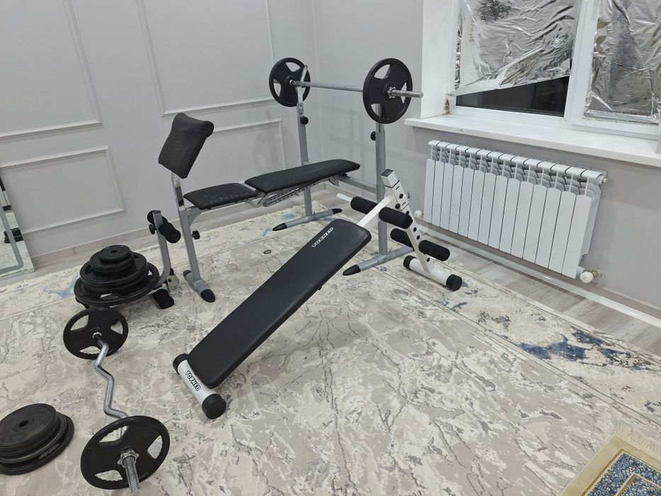 Тренажер штанга 4 в 1