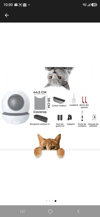 Litiera automata smart Fish & Paws
