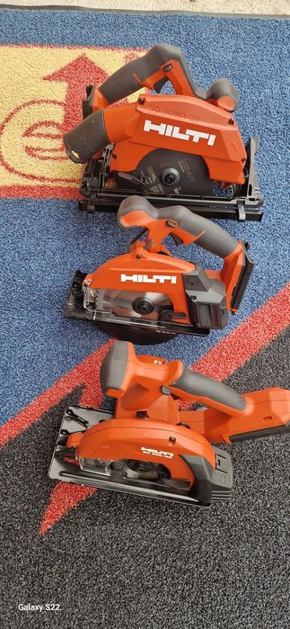 Hilti circular pe acumulator