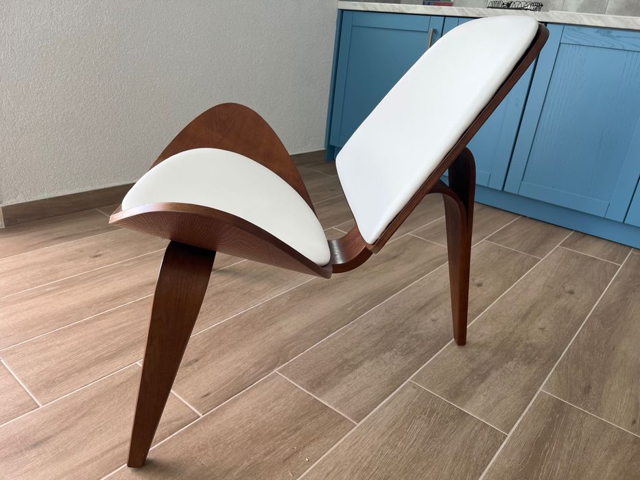 НОВ, неупотребяван модерен стол, тип кресло в скандинавски  стил