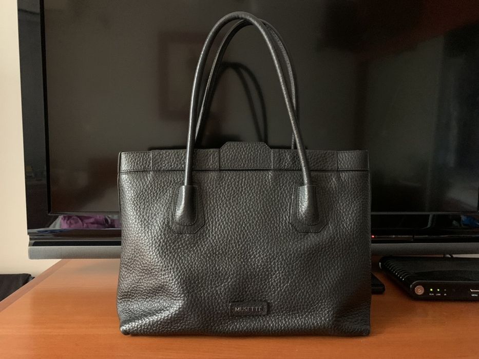 Кожена дамска чанта Musette