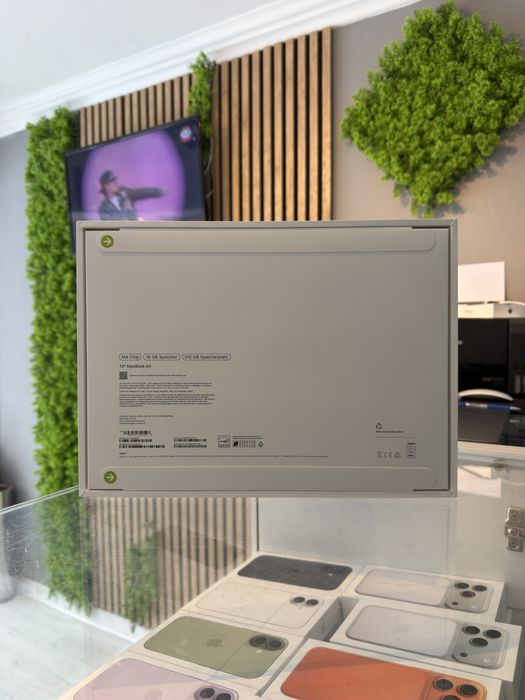 **ATS GSM**Macbook AIR M4 13-inch 512Gb SKYBLUE/16gb ram/Fact+Gar