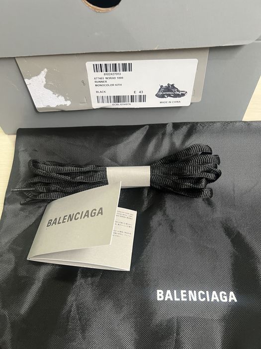 Balenciaga Runner Negri - 42/43