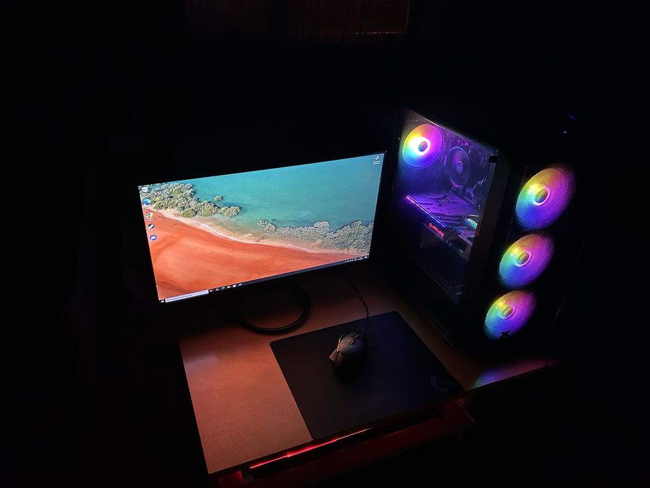 Геймърски компютър. Ryzen 5 5500, rx5700xt