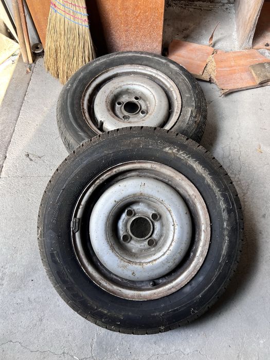 4 бр Джанти с гуми 13 инча 4 отвора