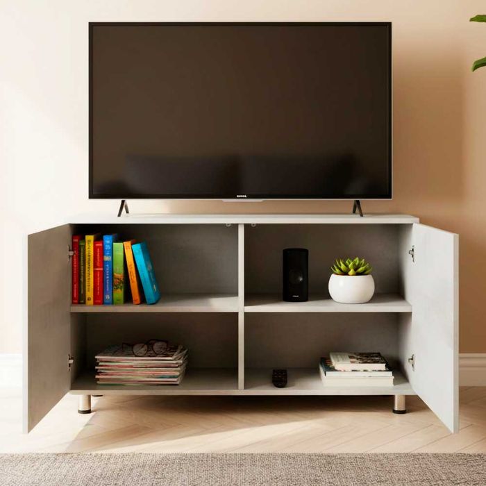 ТУМБА ЛОФТ KOMOD TUMBA LOFT  Серая тумбочка трюмо Kulrang комод