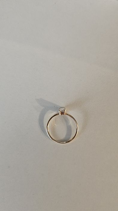 Inel de logodnă TEILOR din aur 14K (585) cu piatră - Cutie originală
