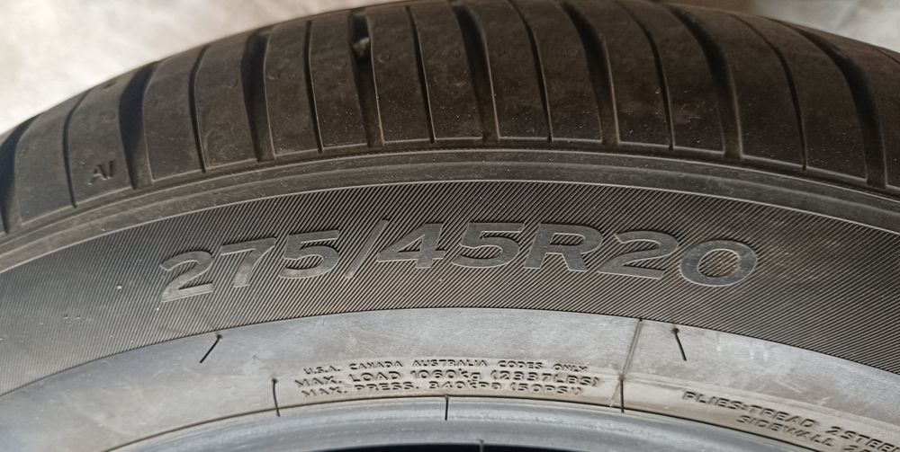 4бр.летни гуми спорт пакет 275/45/20...305/40/20 дот 2021г