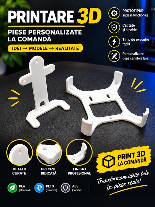 Servicii Printare 3D, Scanare 3D si Proiectare 3D