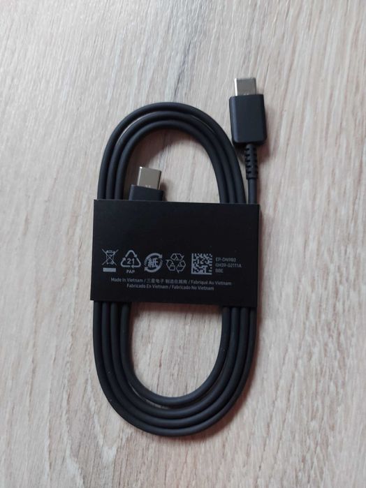 Cablu incarcare type c samsung negru 60w ep-dn980 gh39-02111a bbe