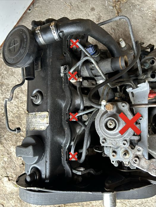 VW Golf/Audi 1.9 TDI двигател на части
