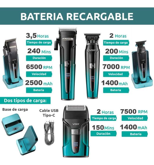 НЕМСКИ 3 В 1 Професионален Комбо Сет VGR V-694