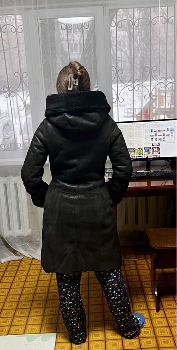 Натуральная дубленка 42-44 размер
