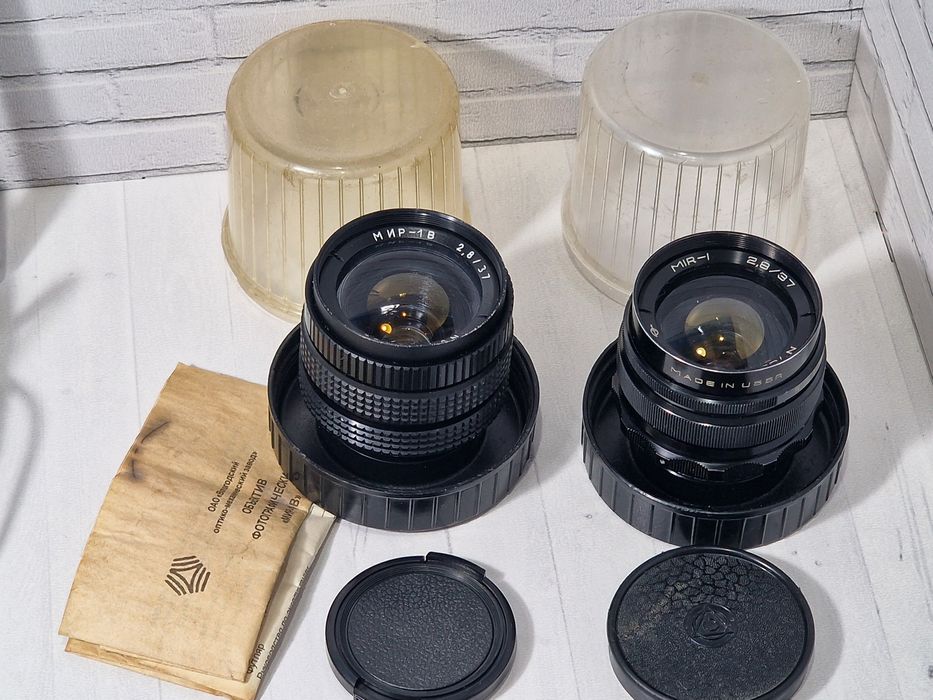 Объектив ссср  мир 1в Юпитер  37а Гелиос 40