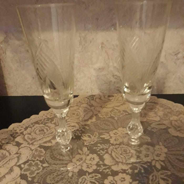 Сервиз ,оловен кристал и аксесоари