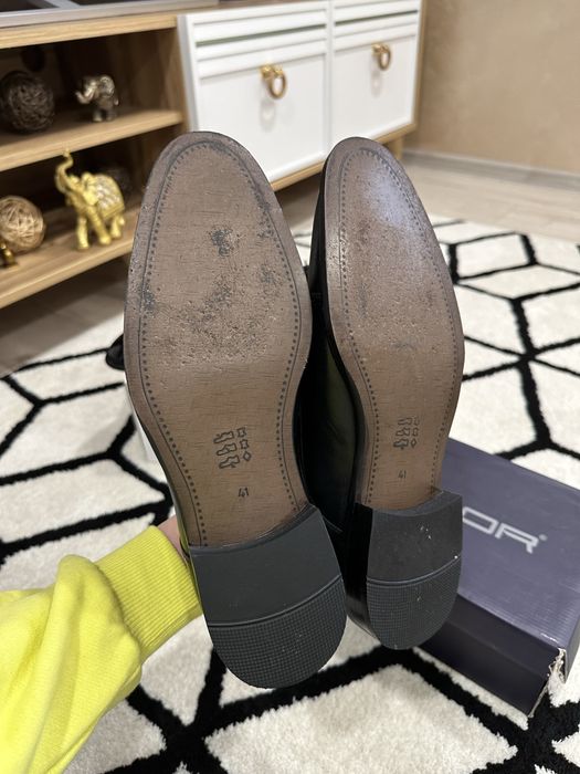 Официални мъжки обувки естествена кожа Teodor