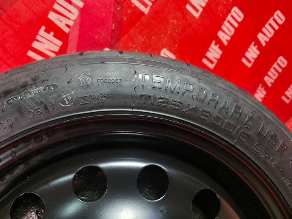 KIT Roata Rezerva SLIM 5x114.3 16'' OE Hyundai I30 Kia Ceed MAZDA NOUA