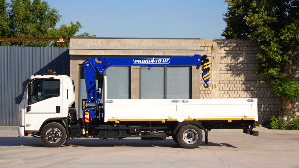 Кран - манипулятор / манипулятор 3.0 т. с бортом на базе ISUZU NQR90L
