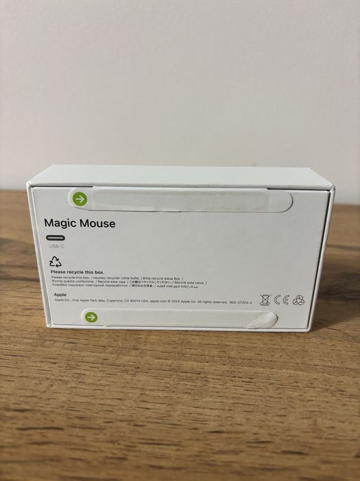 Мышь Apple Magic Mouse 4, A3204, White, Type-C (mxk53am/a)