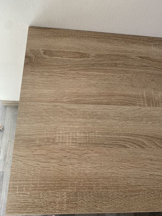 Masă de machiaj / birou compact stejar sonoma – stare impecabilă