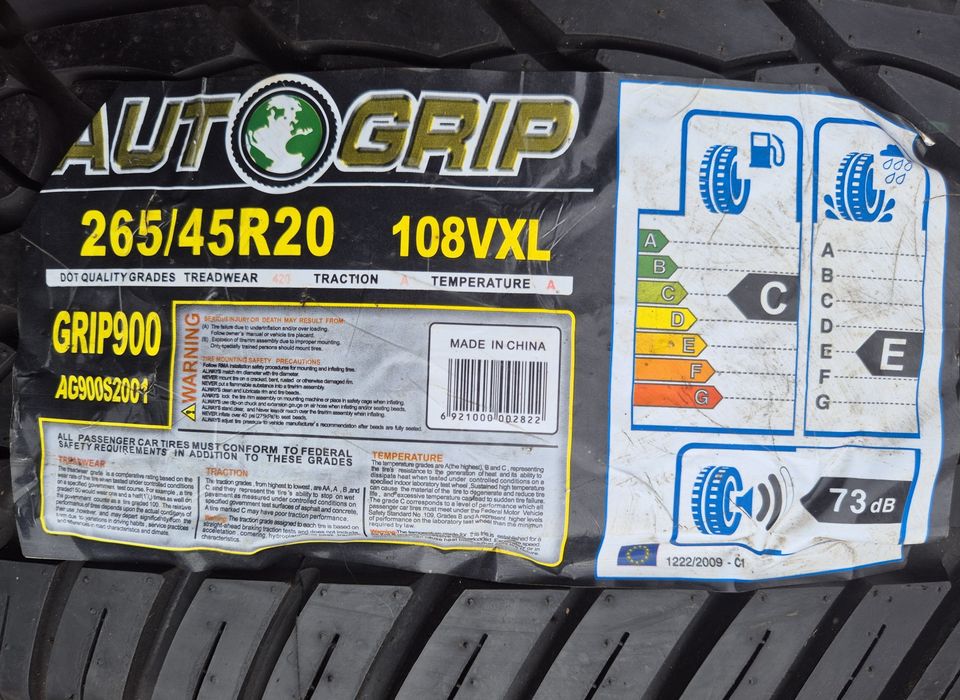 O bucată 265/45 R20 M+S - Autogrip